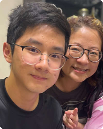 Mdm Goh, mother of Clement Kang