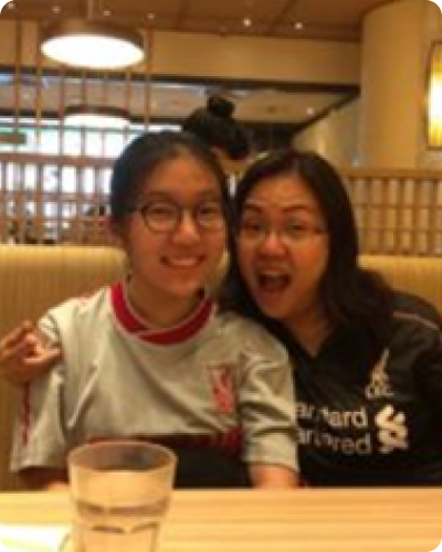 Mrs Tan, mother of Tricia Tan